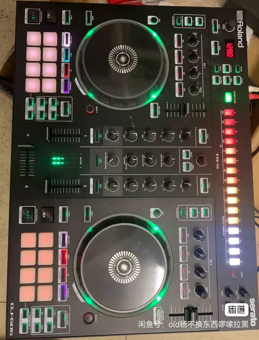 Roland DJ-505 – DJ Controller with Power Supply – actual item photograph