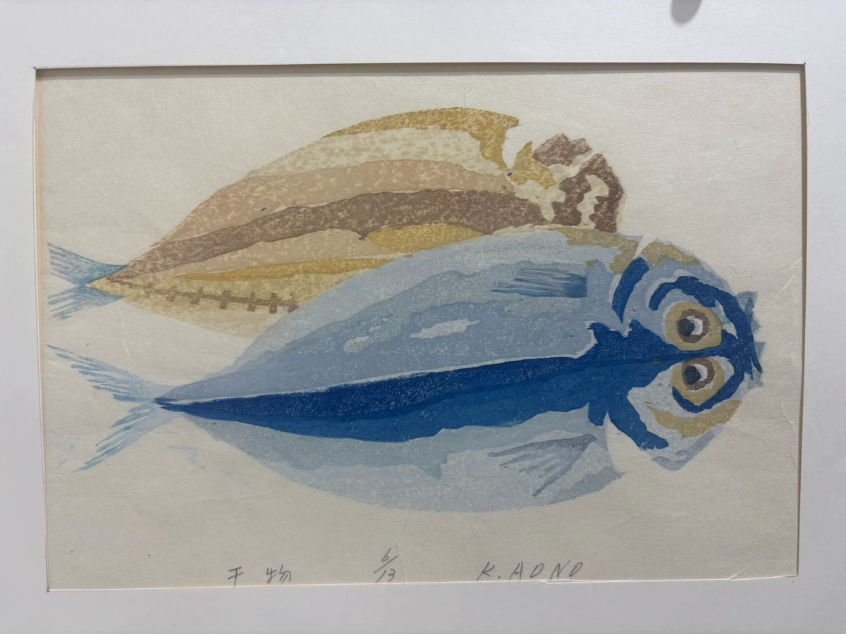Dried Fish – Signed Japanese Colour Woodblock Print 6/13