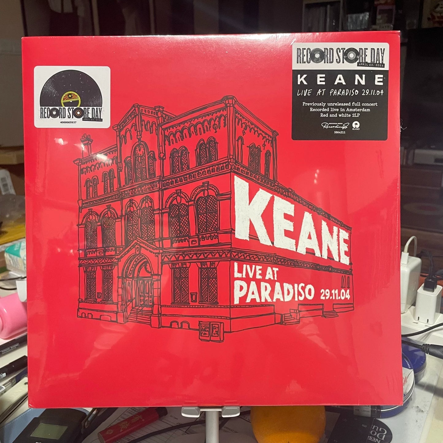 Keane – Live at Paradiso 29/12/04 – RSD Red & White Vinyl (2LP)