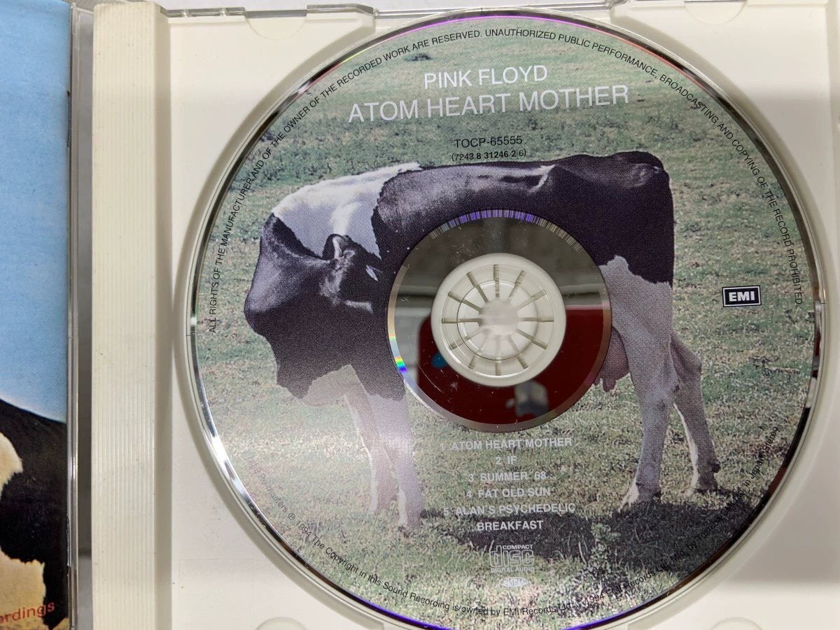 Pink Floyd – Atom Heart Mother – Japanese CD with Obi – detail 2