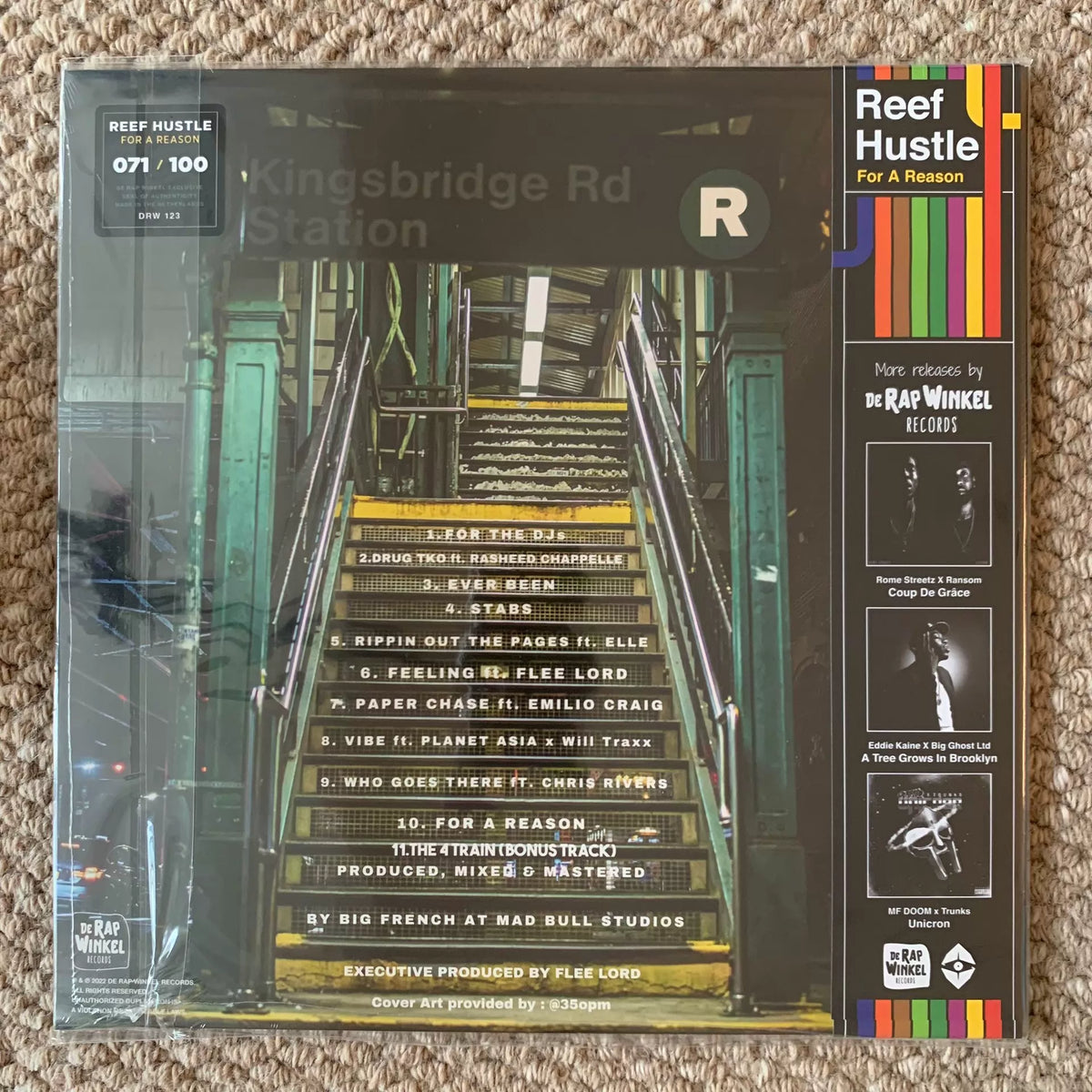 Reef Hustle – For a Reason, Coloured Vinyl (LP) – photo 2