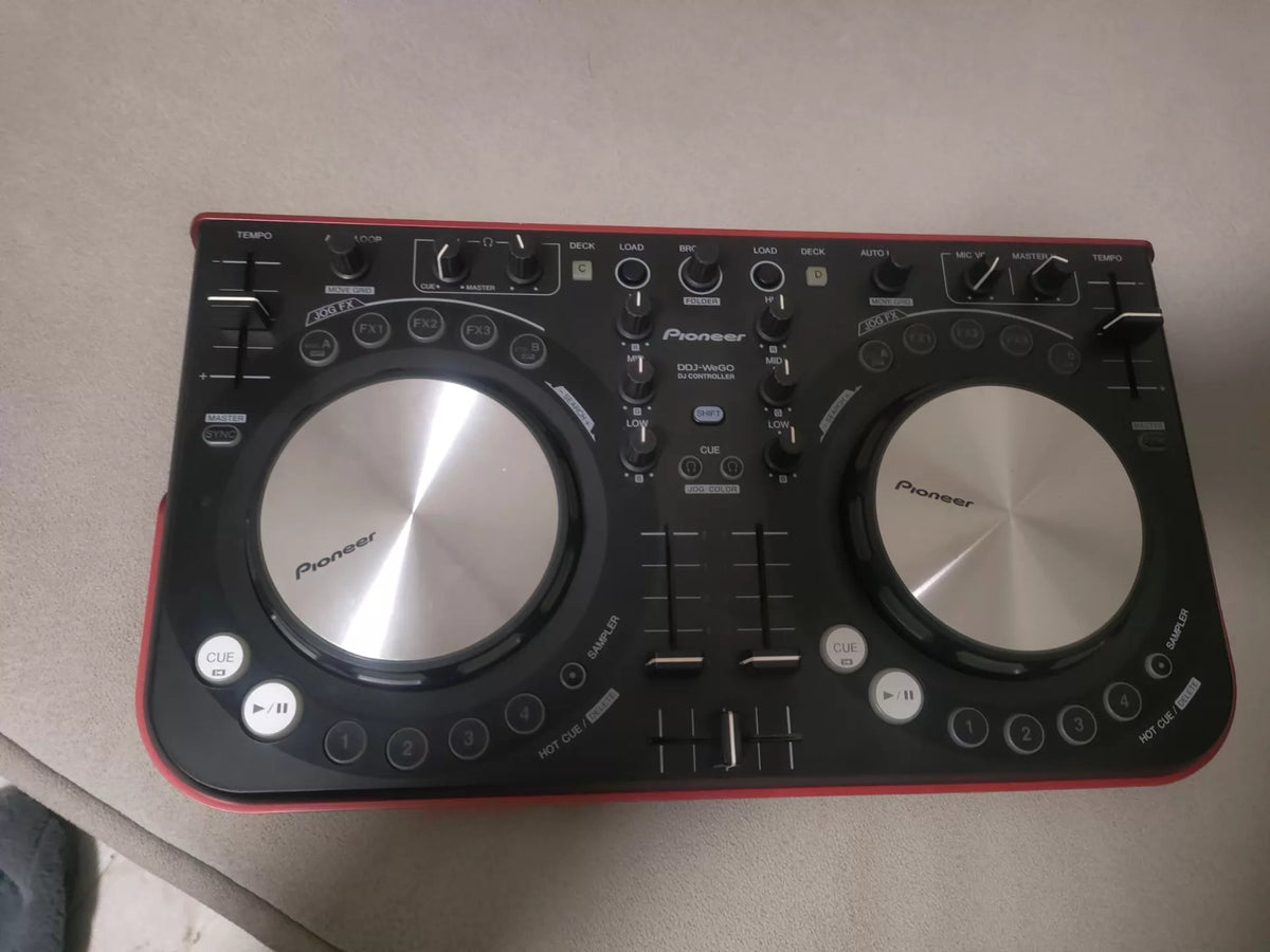 Pioneer DDJ-WeGO – Red DJ Controller – actual item photograph 1