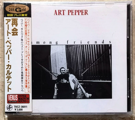 Art Pepper – Among Friends – Japanese 24K Gold CD (Playback Fault)