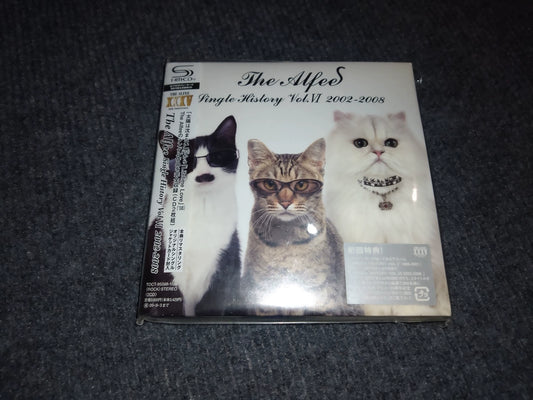 The Alfee – Single History Vol. VI 2002–2008 – Japanese 2CD with OBI – actual item photograph 1