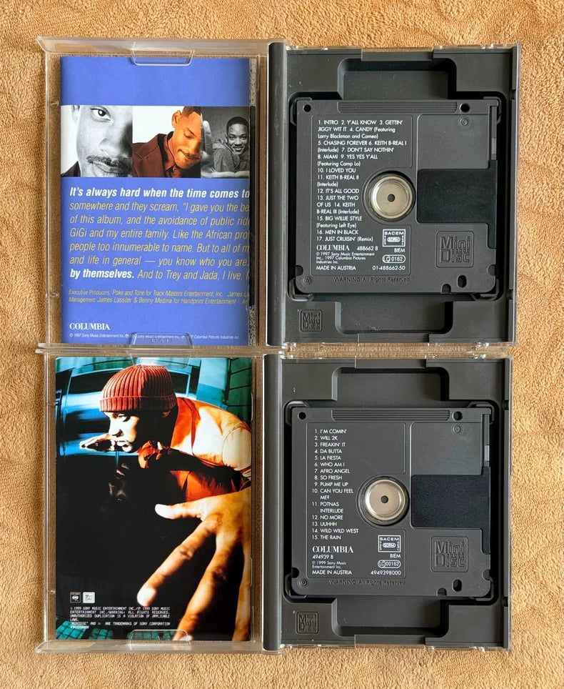 Will Smith – Two Original MiniDisc Albums – Bundle – actual product photo 4