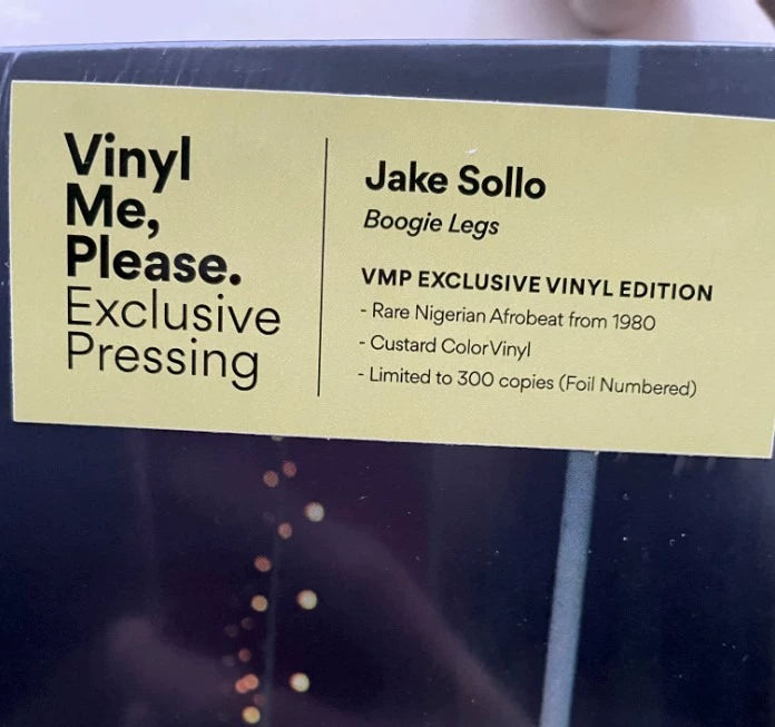 Jake Sollo – Boogie Legs, VMP Yellow Vinyl (LP) – photo 2