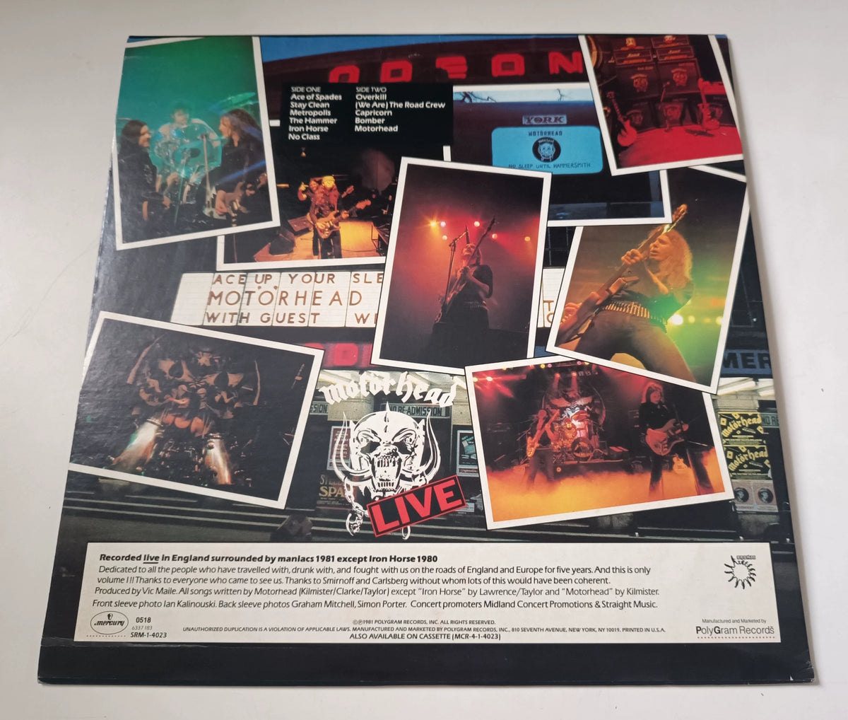 Motörhead – No Sleep ’til Hammersmith (LP) – photo 2