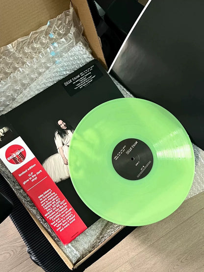 Billie Eilish – When We All Fall Asleep, Where Do We Go? – Glow Green Vinyl (LP) — photo 3