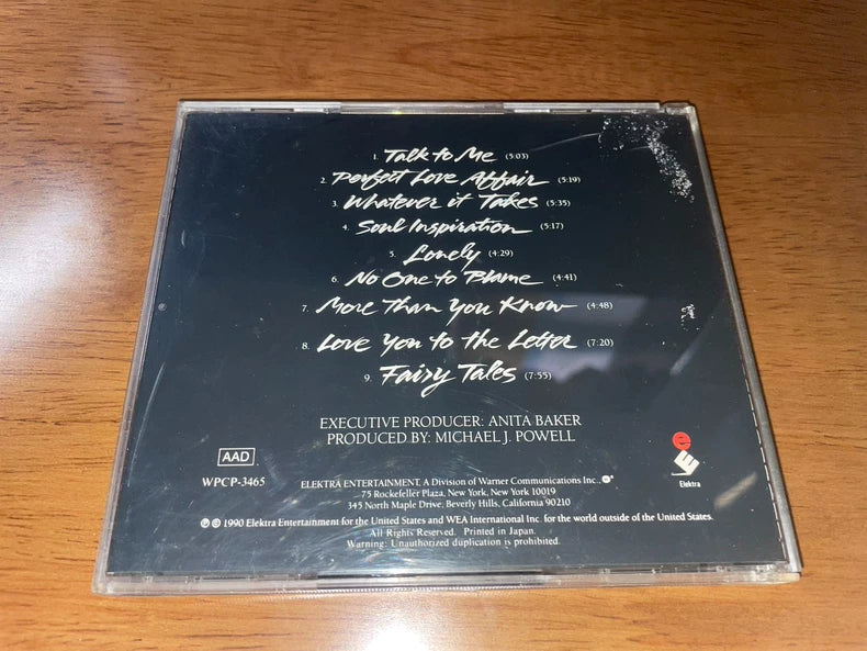 Anita Baker – Compositions – Japanese CD