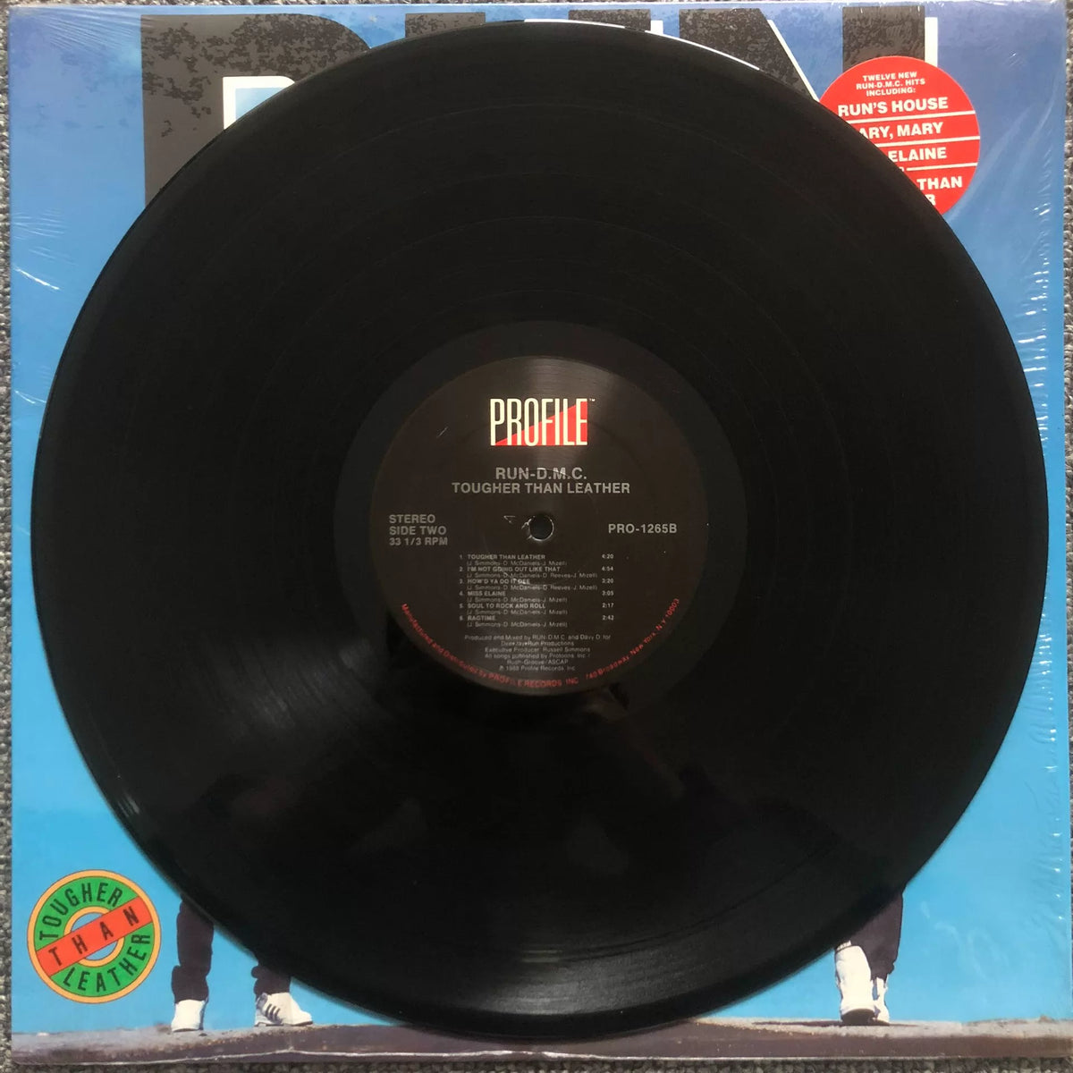 Run-DMC – Tougher Than Leather, US Edition (LP) – photo 4