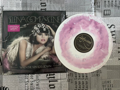 Selena Gomez & The Scene – When the Sun Goes Down – Lavender & White Swirl Vinyl