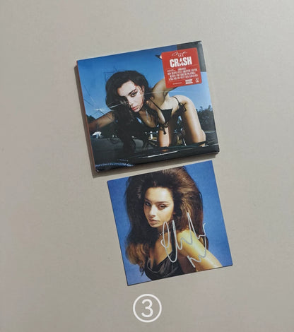 Charli XCX – Crash – Signed CD + Art Card – actual product photo 4