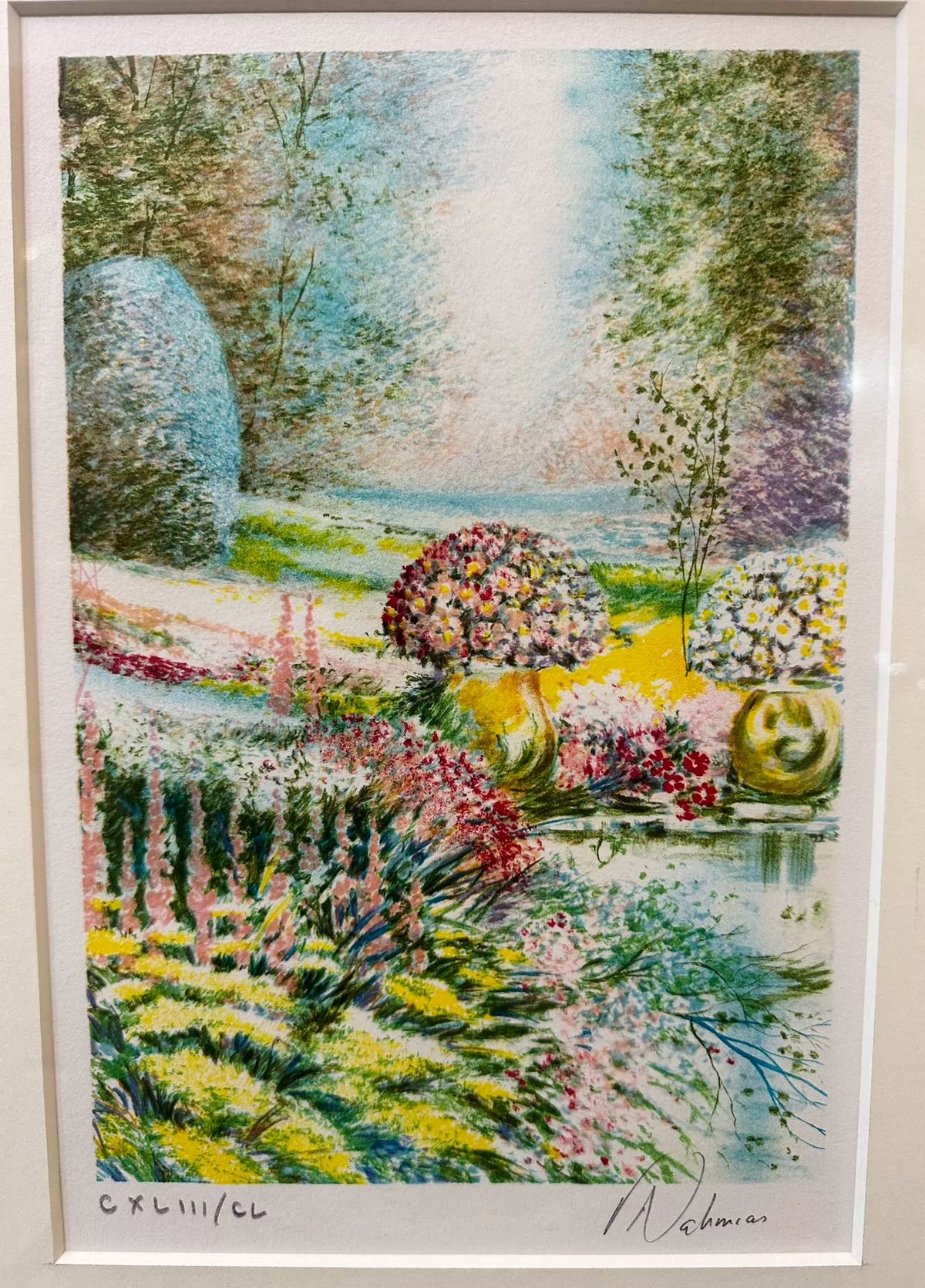 Richard Nahmias – Garden at Giverny – Lithograph — product detail 4