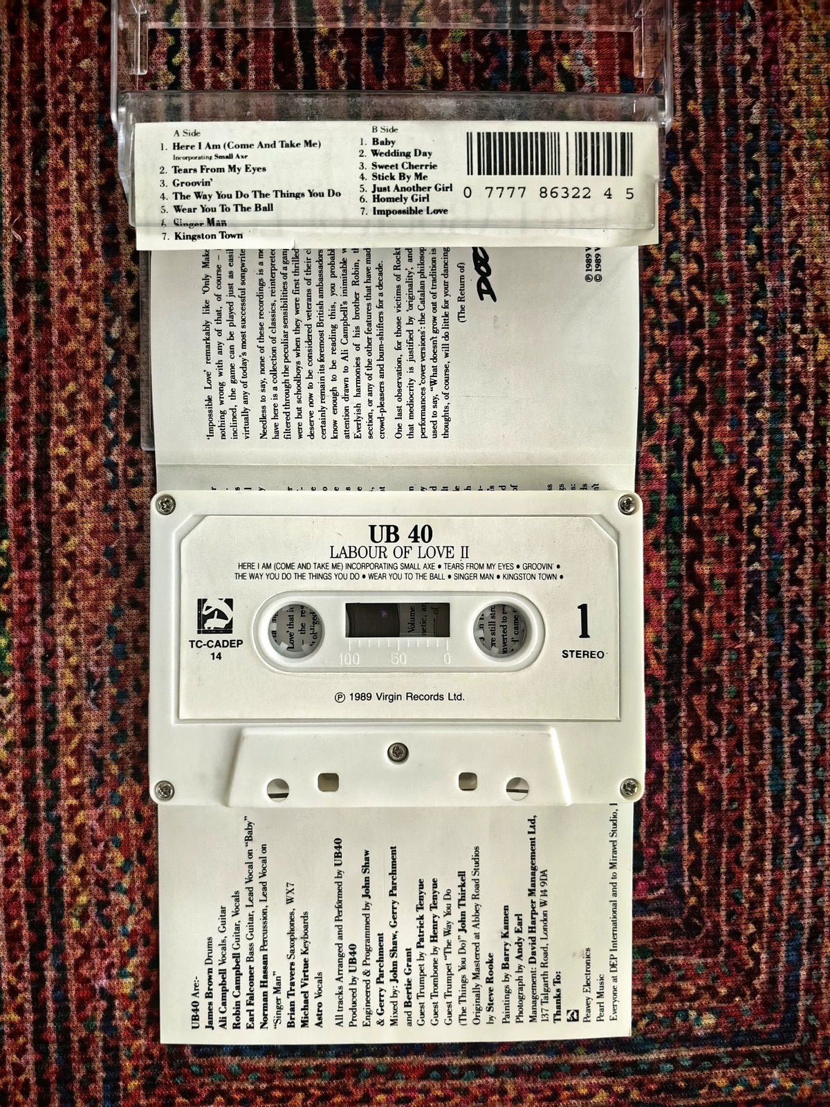 UB40 – Labour of Love II (Cassette) – source photo 5