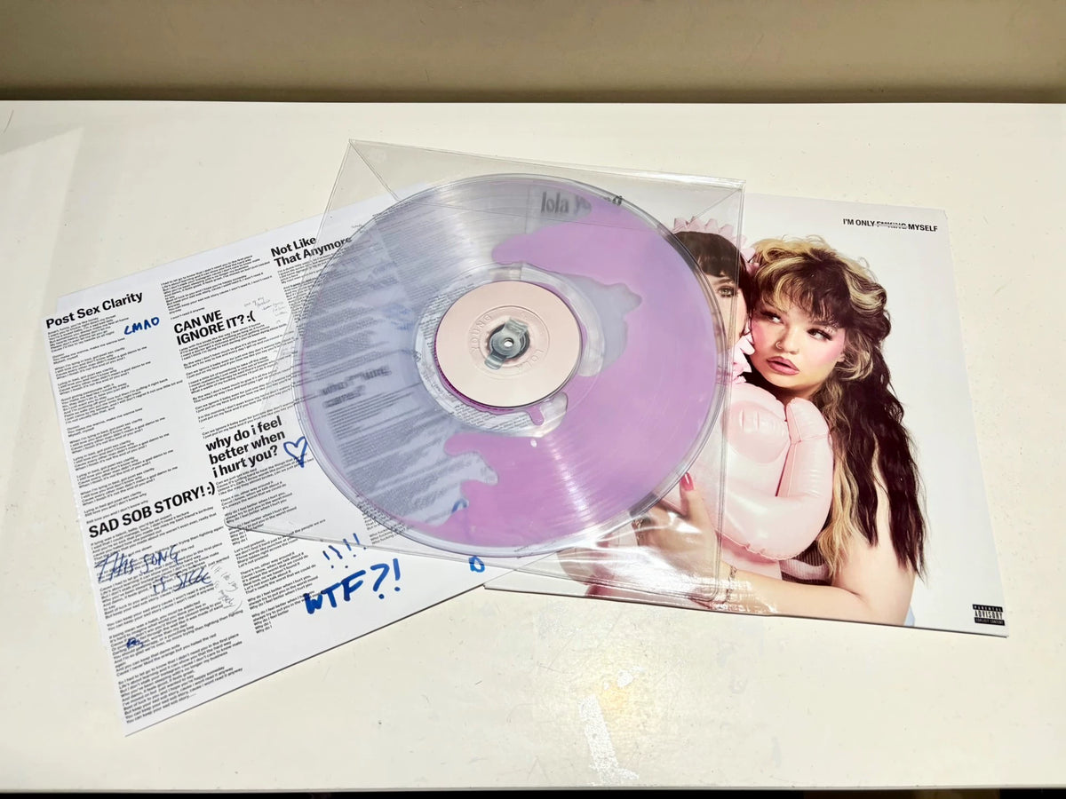 Lola Young – I'm Only Myself / Bad World Pink Liquid Vinyl LP — product detail 2