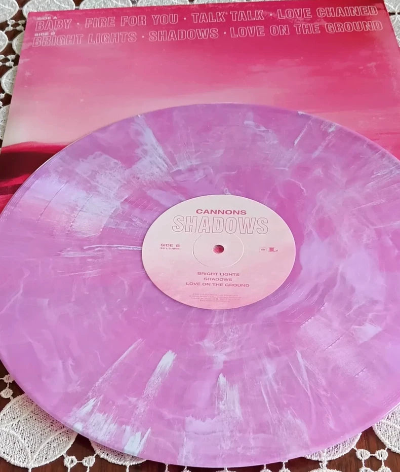 Cannons – Shadows – Pink & White Marble Vinyl (LP) — photo 5