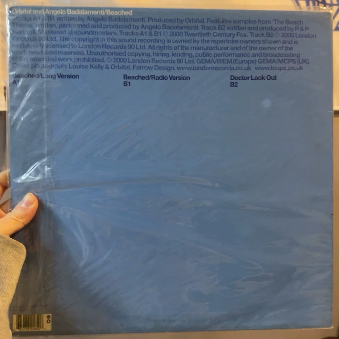 Orbital & Angelo Badalamenti – Beached; actual item detail
