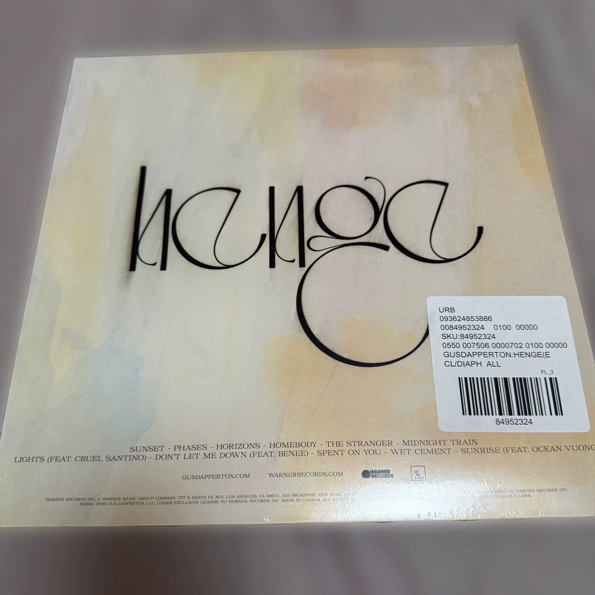 Gus Dapperton – Henge – UO Exclusive Coke Bottle Vinyl LP — product detail 2