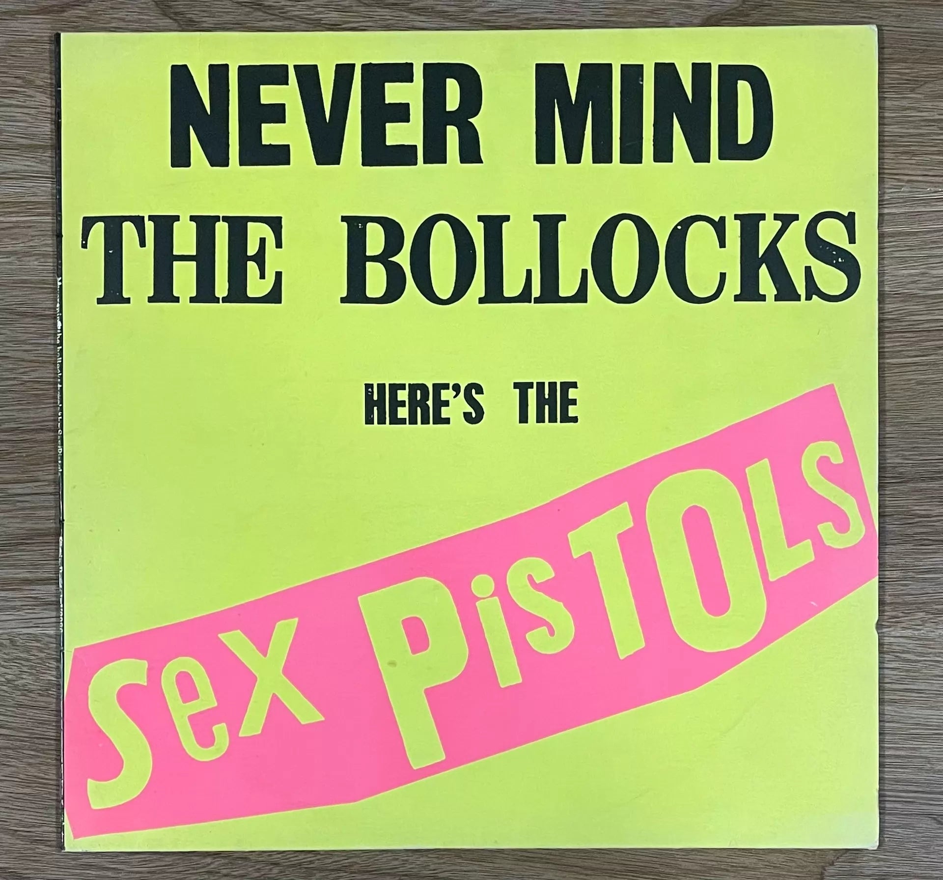 Sex Pistols – Never Mind the Bollocks 1977 UK First-Press Limited Vinyl LP — front view