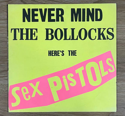 Sex Pistols – Never Mind the Bollocks 1977 UK First-Press Limited Vinyl LP — front view