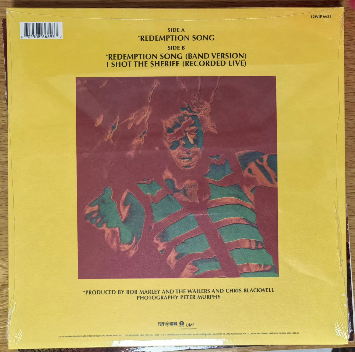 Bob Marley & The Wailers – Redemption Song, Clear Vinyl Single (12") – photo 2