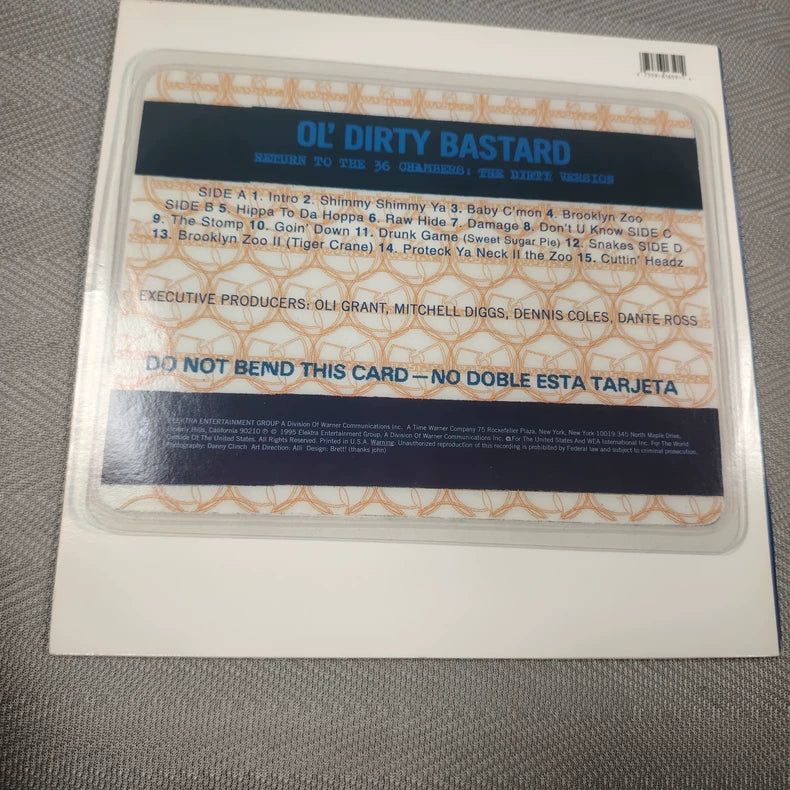 Ol’ Dirty Bastard – Return to the 36 Chambers: The Dirty Version – 1995 US 2LP