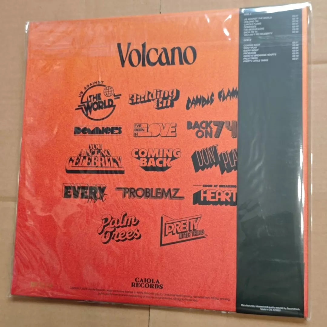 Jungle – Volcano, Numbered Volcano Splash Vinyl (LP) – photo 2