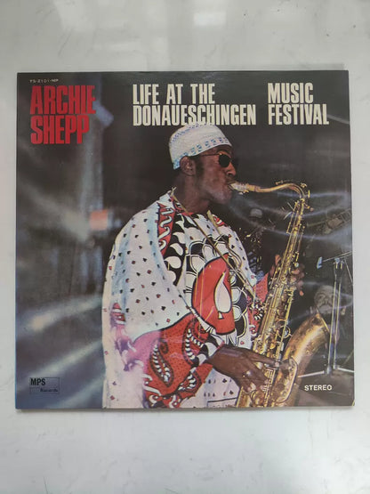 Archie Shepp – Life at the Donaueschingen Music Festival 1969 Japanese Vinyl LP — main view