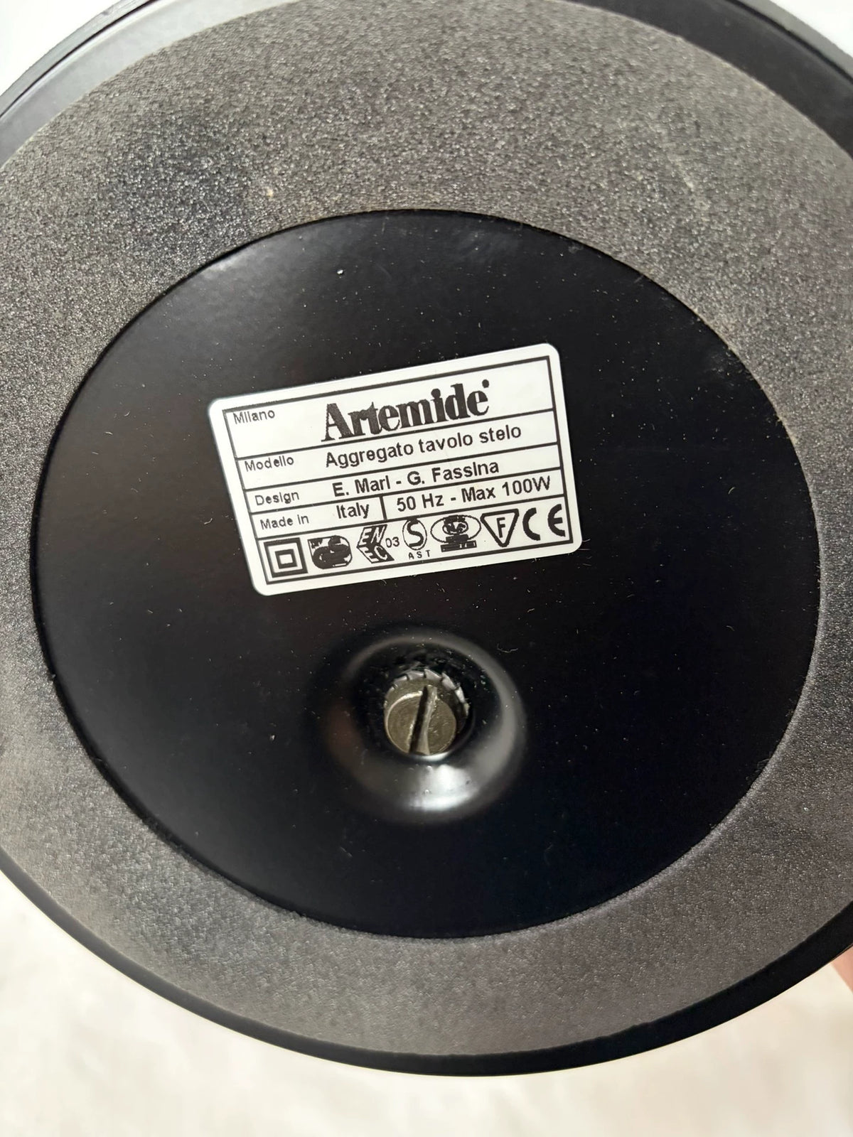 Artemide Aggregato Stelo Tavolo Table Lamp — original seller image 3