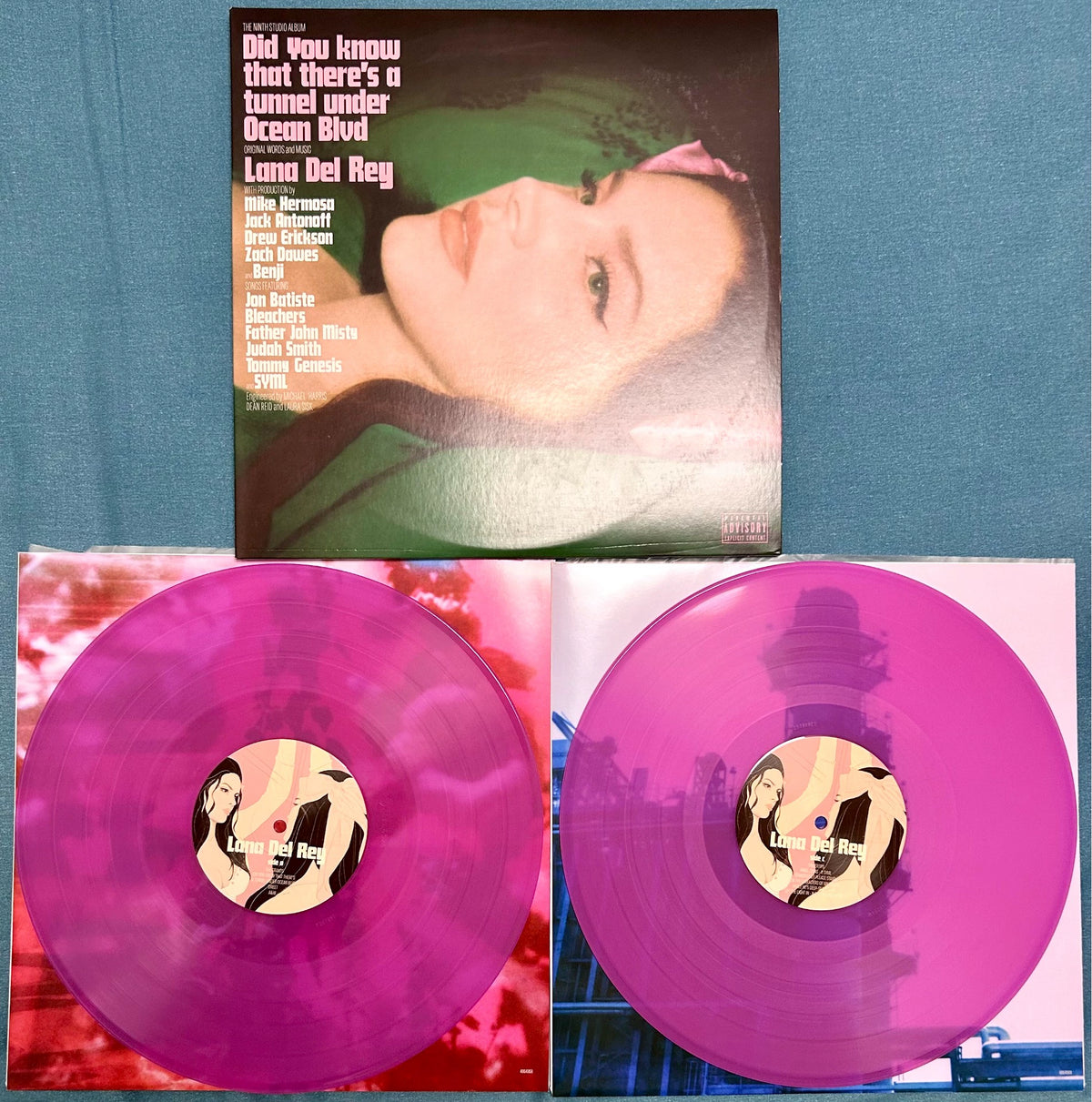 Lana Del Rey – Ocean Blvd – Pink Vinyl 2LP, Opened
