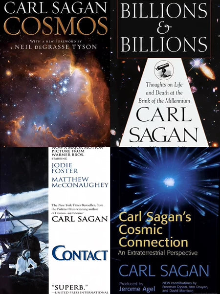 Carl Sagan – Cosmos Collection, Four-Book Set – photo 1