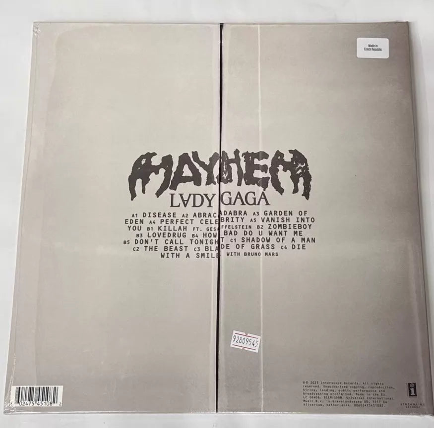 Lady Gaga – MAYHEM (Standard Black 180g 2LP)