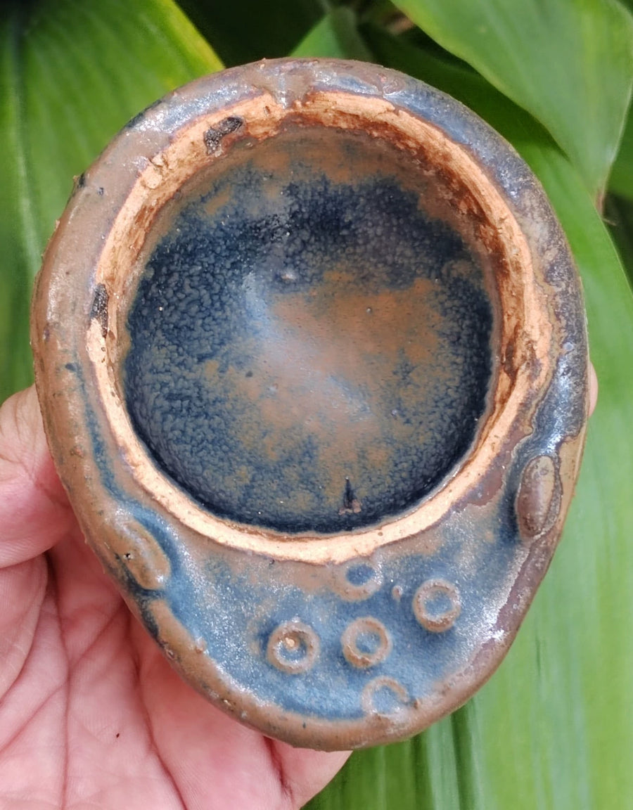 Ceramic Oil-Lamp Dish, 11 cm