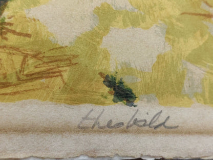 Renée Théobald – Vignes en Provence Signed Lithograph 92/150 — original seller image 3