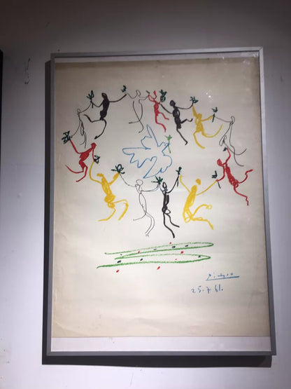 Picasso 1/500 Early Lithograph – Framed