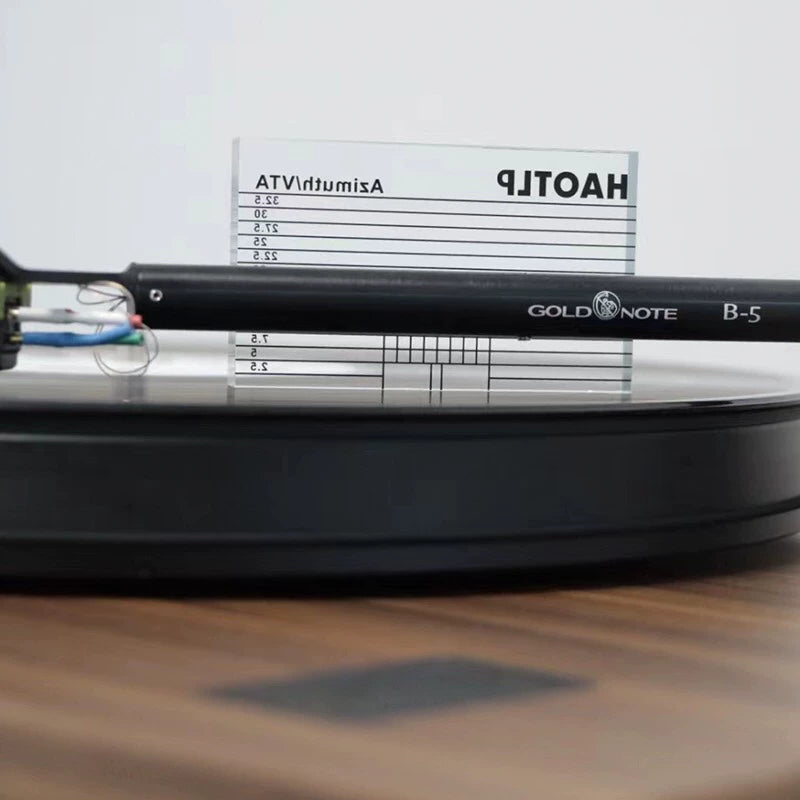 Acrylic VTA & Azimuth Turntable Alignment Block — photo 4