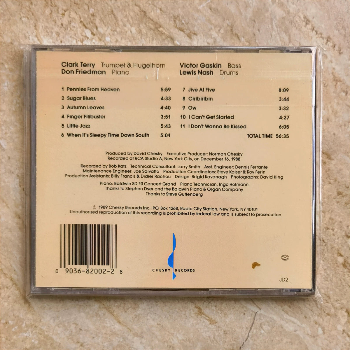 Clark Terry – Portraits – US Chesky JD2 CD