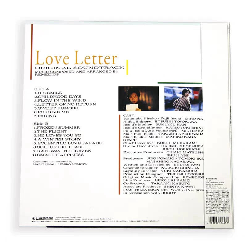 Love Letter – Original Soundtrack – Japanese Vinyl (LP)