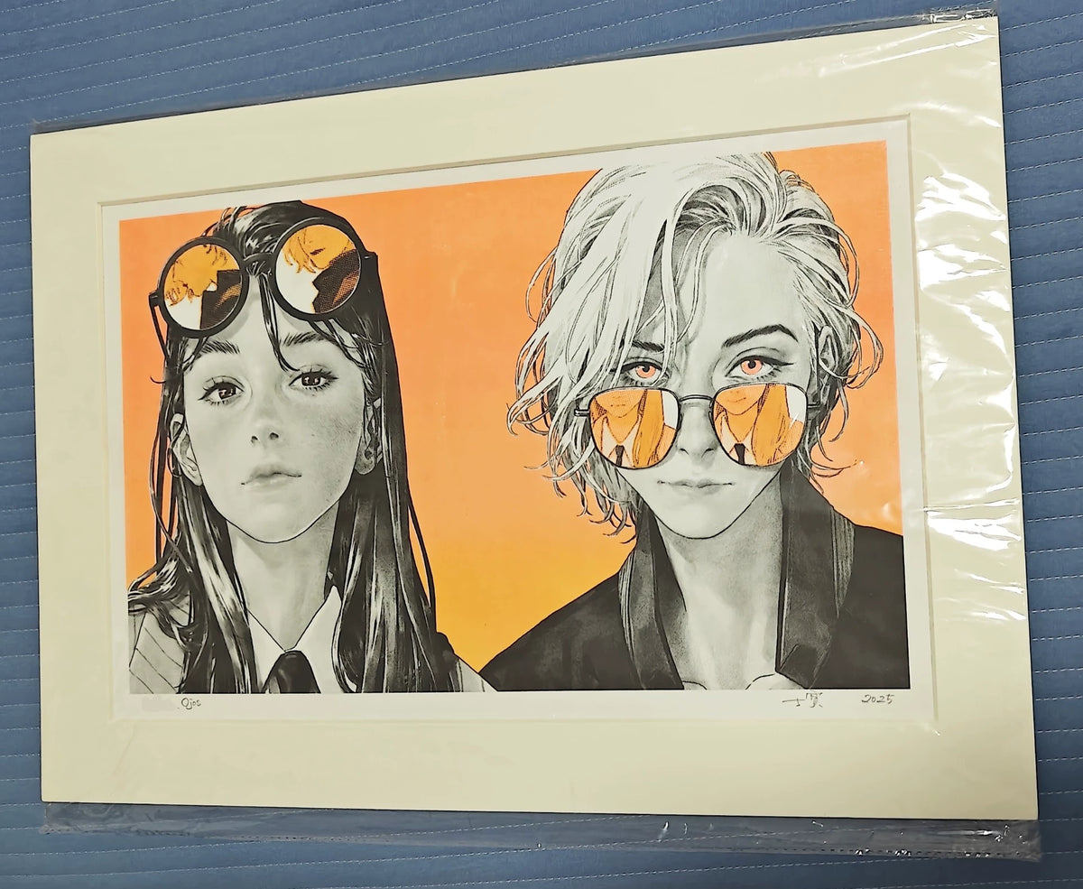 Wu Bao – Ojos – Signed Limited Edition Art Print – detail 2