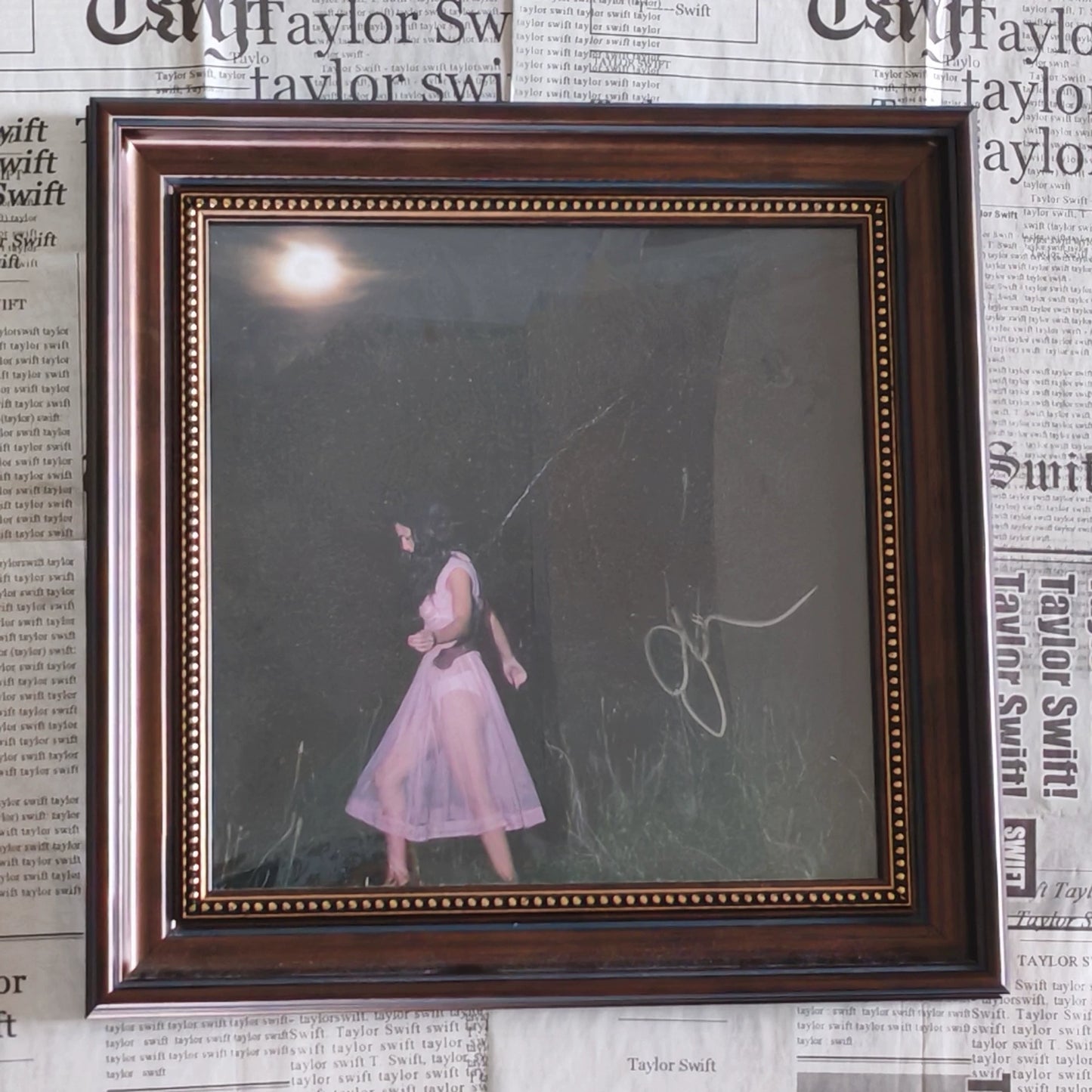 Olivia Rodrigo – OR3 Large Signed Card with Frame