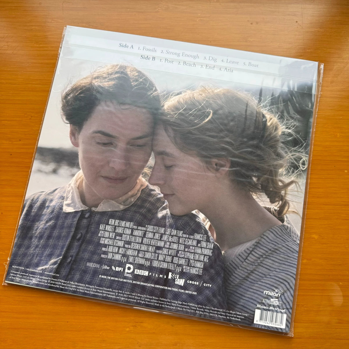Ammonite – Original Motion Picture Soundtrack – Clear Blue Vinyl LP