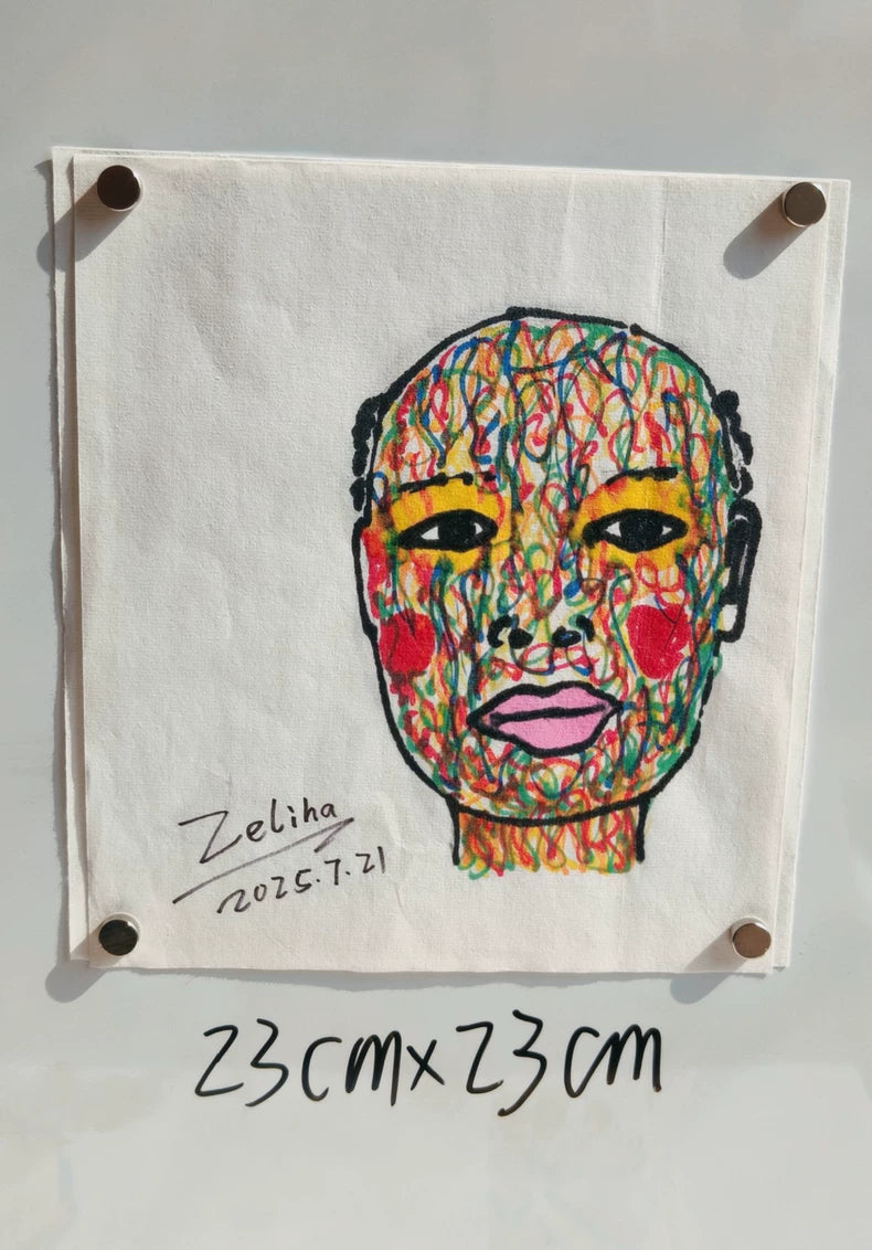 Zeliha Original African Portrait Drawing – Choice of 9 – Artwork 1