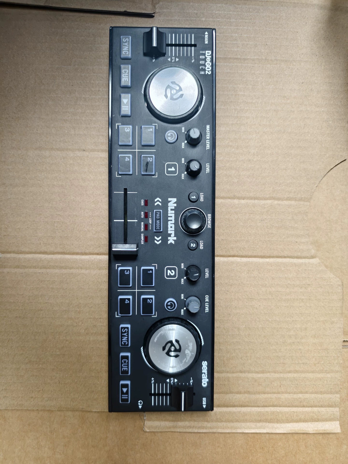 Numark DJ2GO2 Touch – Used DJ Controller – actual item photograph 1