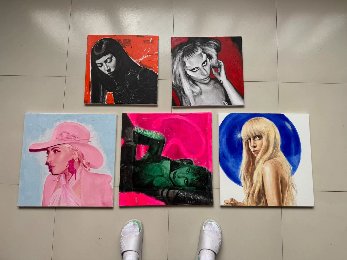 Lady Gaga – ARTPOP Original Painting 50 × 50 cm