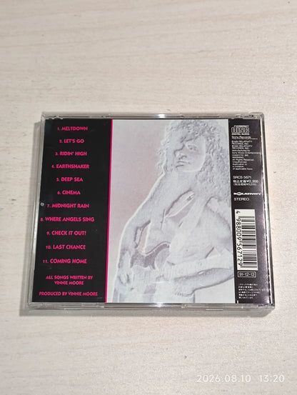 Vinnie Moore – Meltdown – Japanese CD – actual item photograph 2