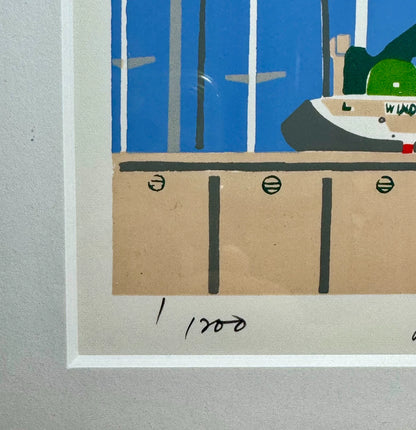 David Costa – Harbor Sailboats – Framed Print 1/200 – detail 5