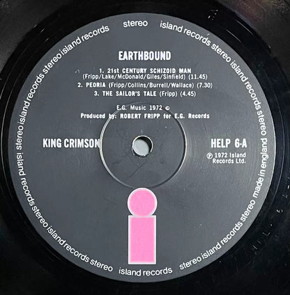 King Crimson – Earthbound 1972 UK First-Press Vinyl LP — product detail 3
