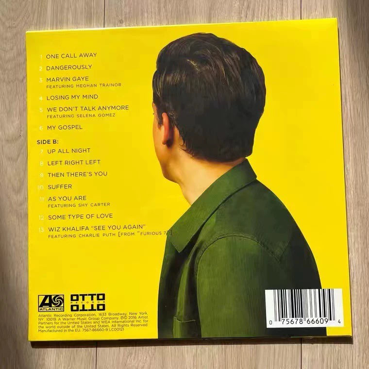 Charlie Puth – Nine Track Mind – European Vinyl (LP)