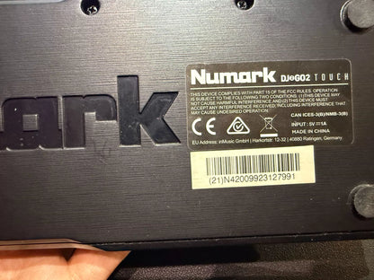 Numark DJ2GO2 Touch – Compact USB DJ Controller – actual item photograph 2