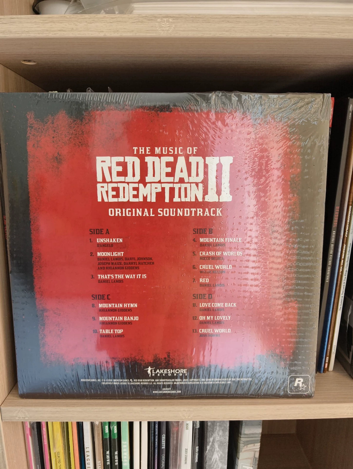 Various – The Music of Red Dead Redemption II: Original Soundtrack – Red 2LP – actual item photograph 2